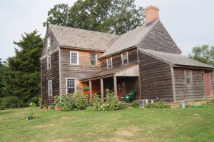 Jamie Hand's restored home at his farm in Goshen, New Jersey.