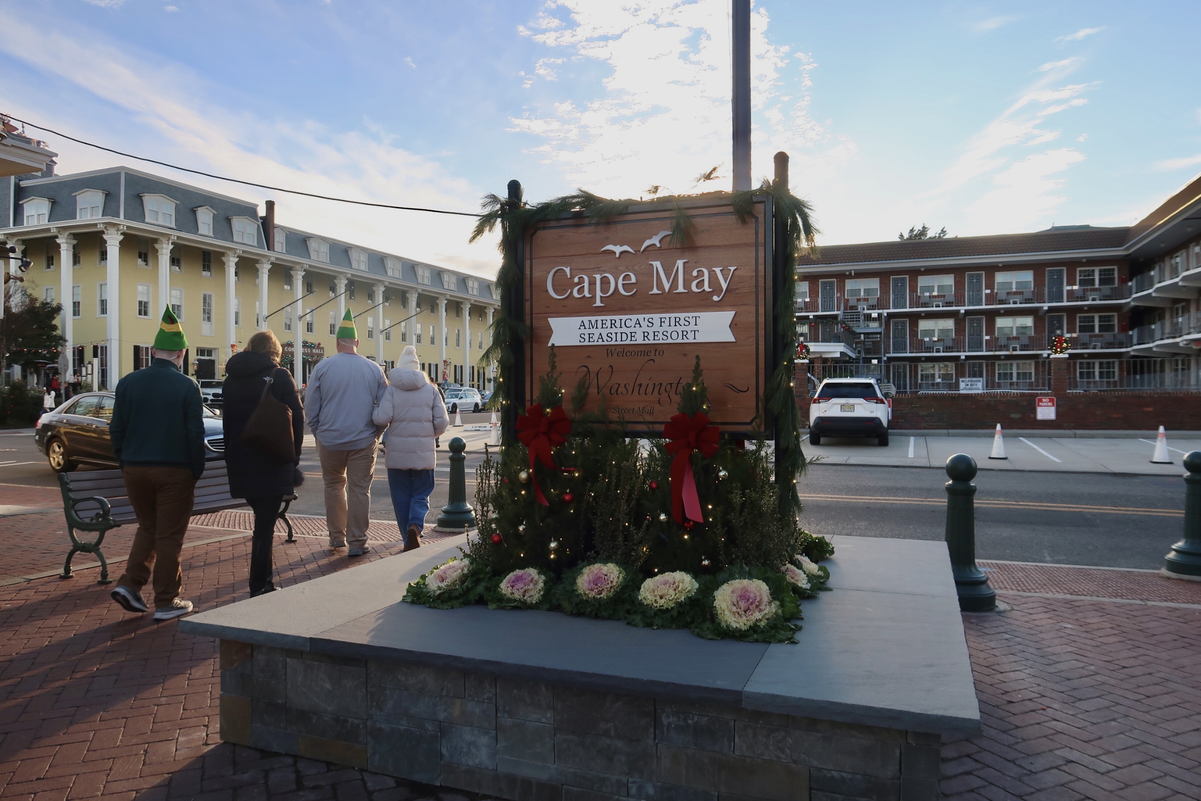 New sign for the Washington Street Mall