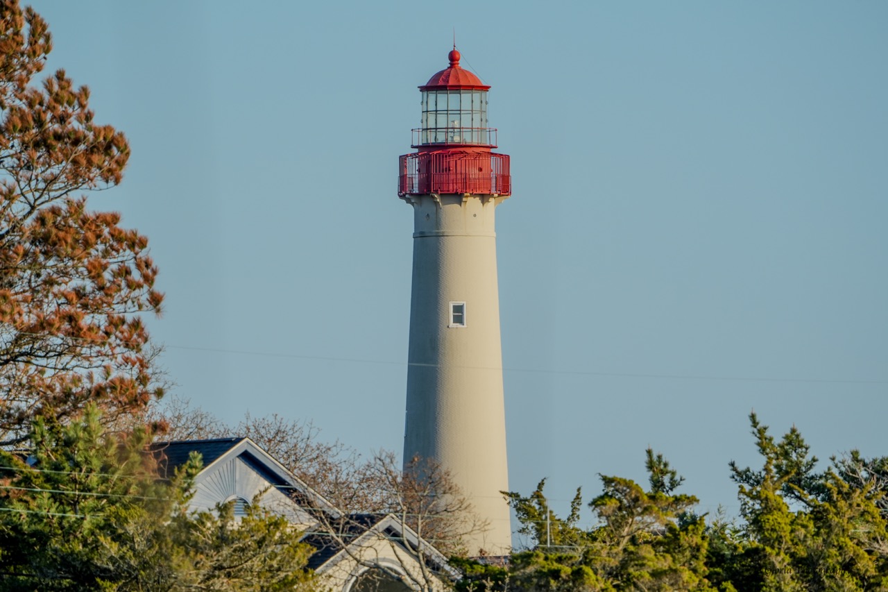 7 pm View of the Lighthouse looking over Lake Lily.