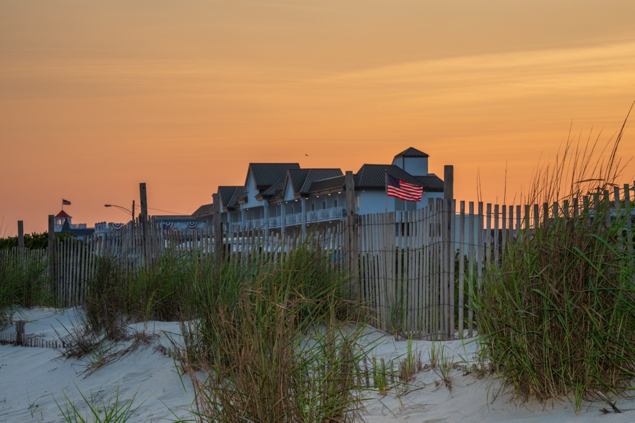 Sunset from the Dunes.